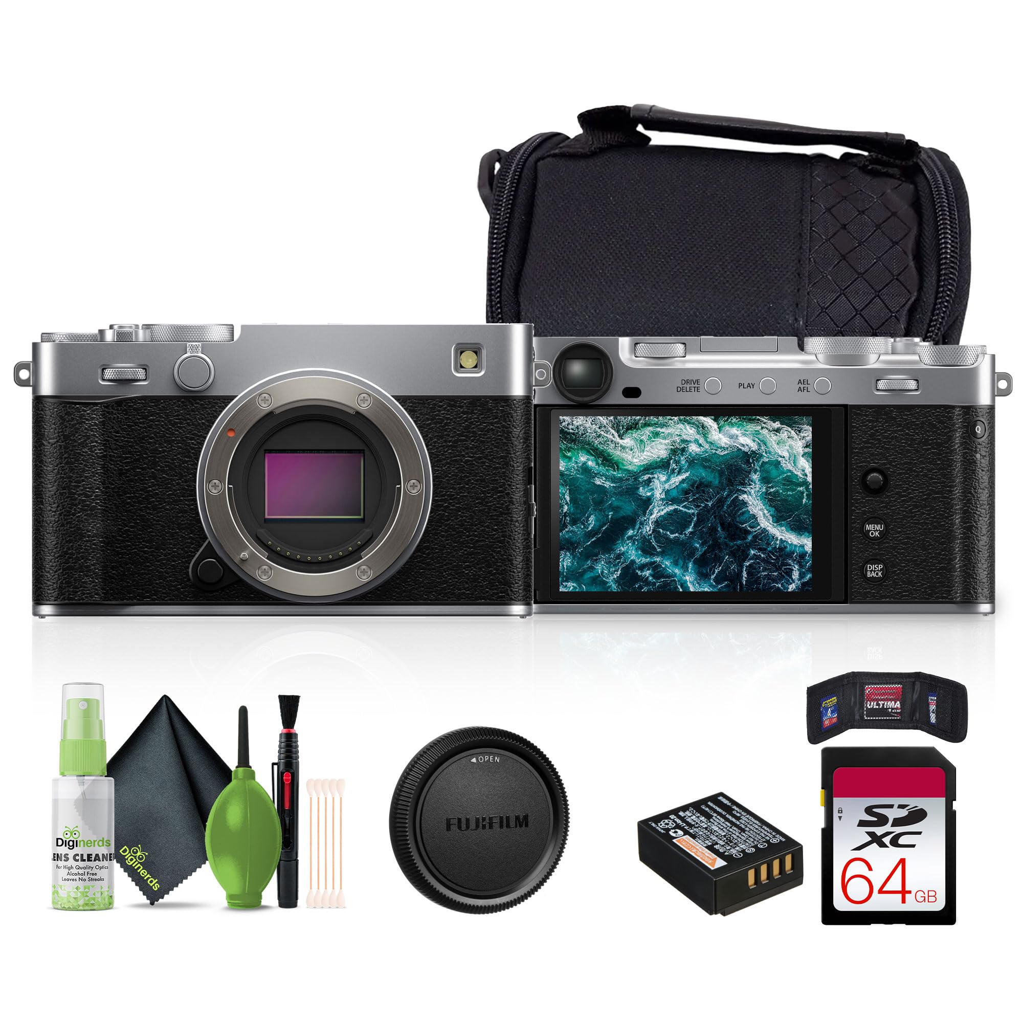 Amazon | FUJIFILM X-E5 ミラーレスカメラ本体(シルバー) カメラケース